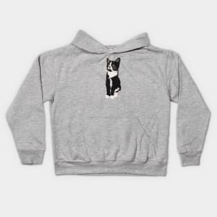 Tuxedo cat Kids Hoodie